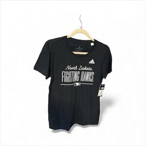 Adidas Women Tshirt Small Black  North Dakota